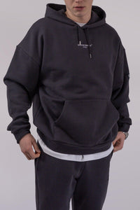 Oversized Hoodie Slate Grey